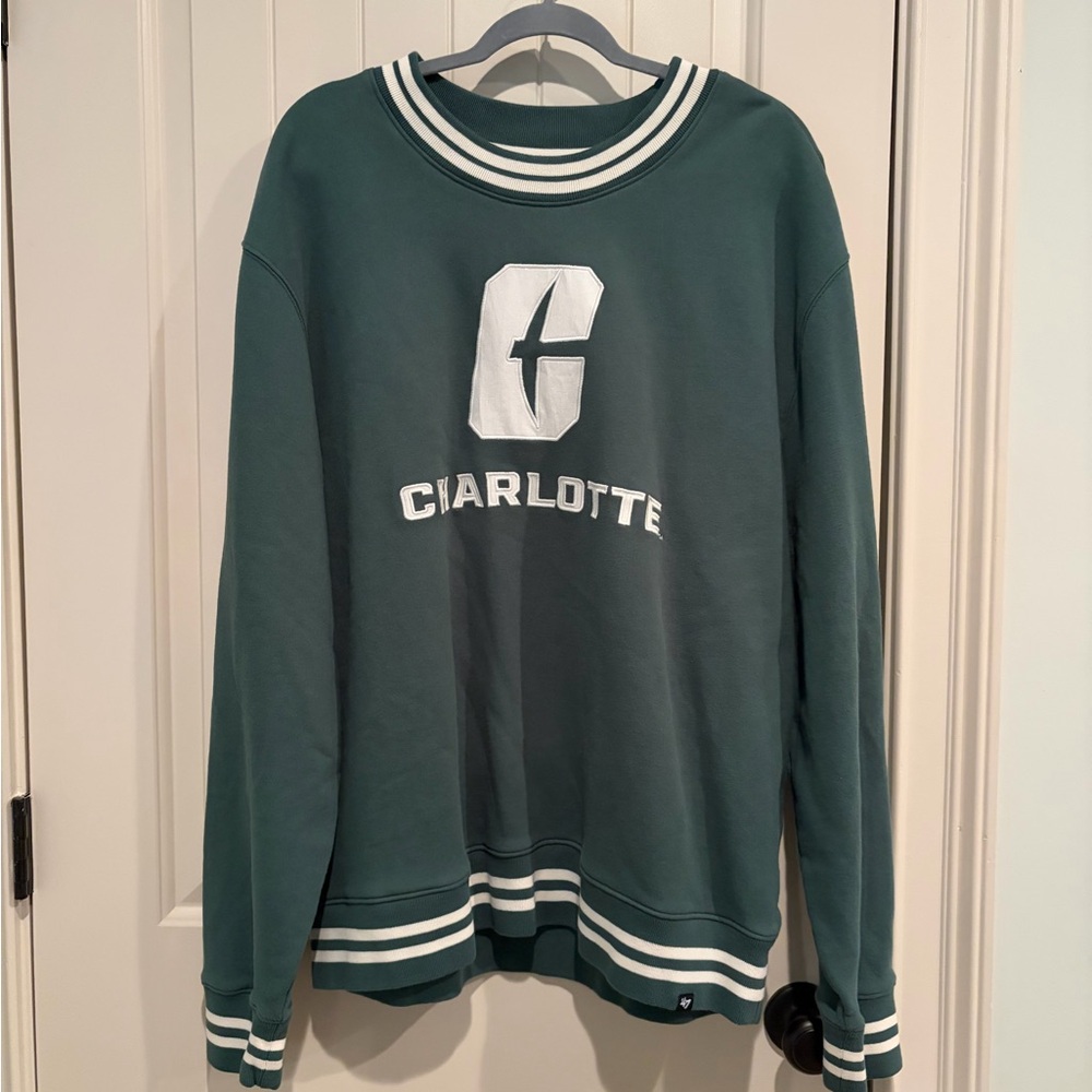 47 Brand Green Charlotte Sweatshirt